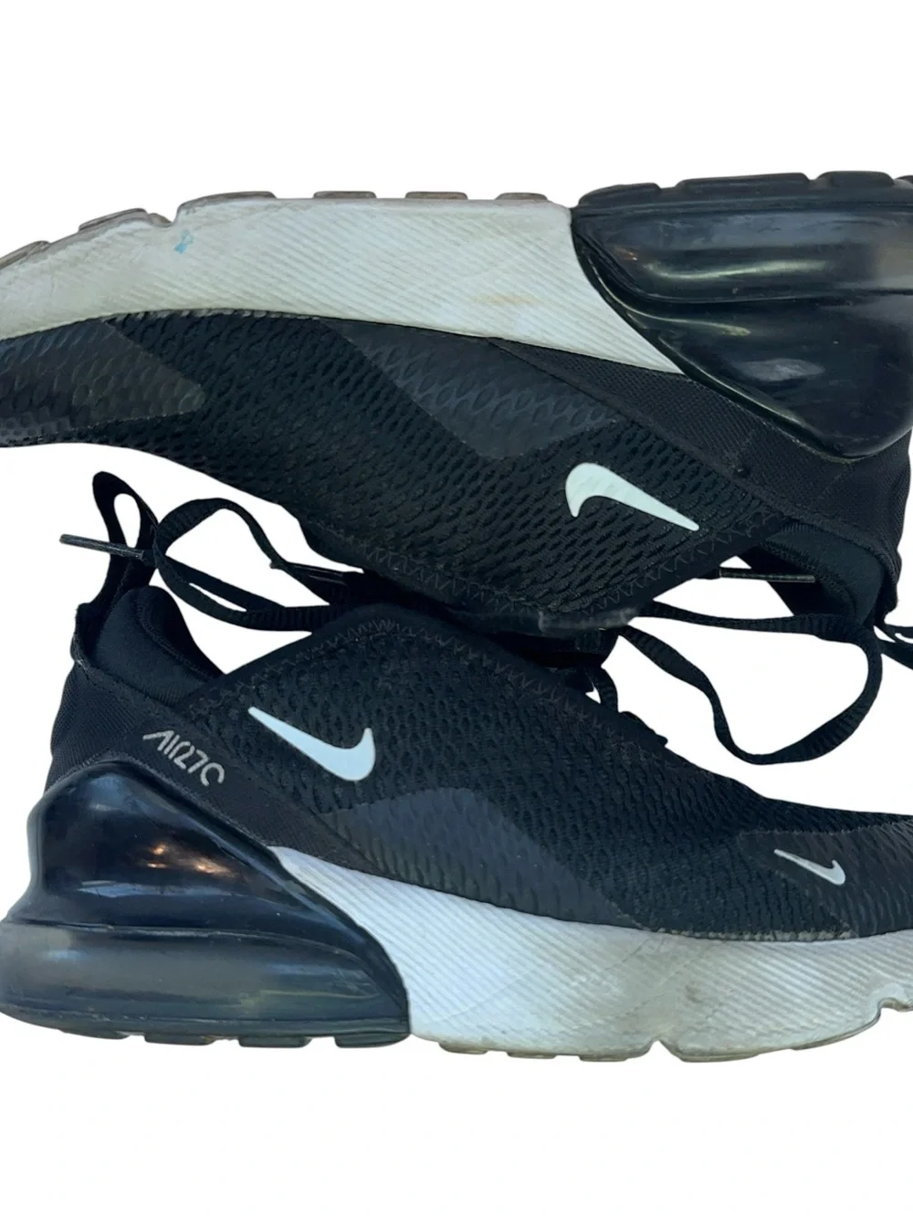 Nike Air Max 270 Shoes Youth Size 13C AO2372-001 Black